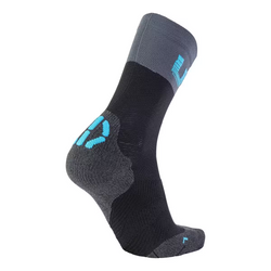 Cycling Socks UYN Man Cycling Light Socks Black/Grey/indigo Bunting