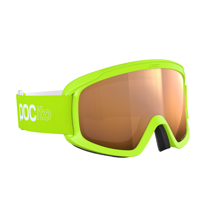 Goggles POC POCito Opsin Fluorescent Yellow/Green/Partly Sunny Light Orange - 2025/26