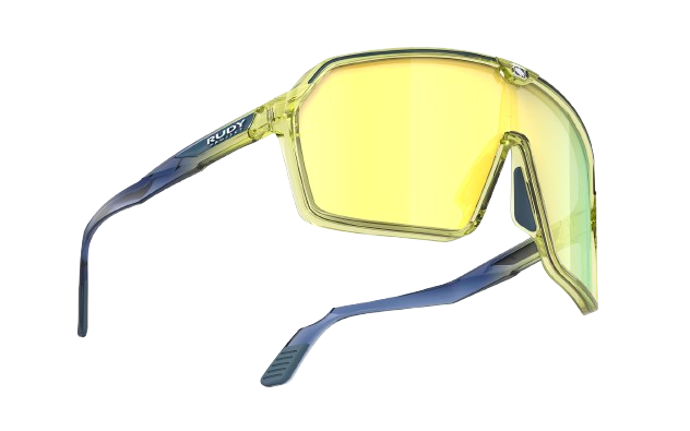 Sunglasses Rudy Project SPINSHIELD Crystal Blue Avio/Apple Green Fade Gloss/Multilaser Yellow