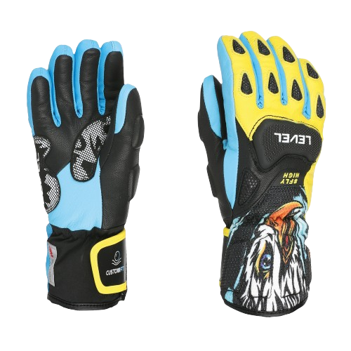 Handschuhe Level SQ JR CF Yellow/Blue 2024/25