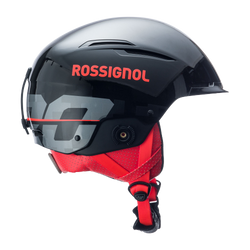 Helmet Rossignol Hero Slalom Impacts Black + Chinguard - 2024/25