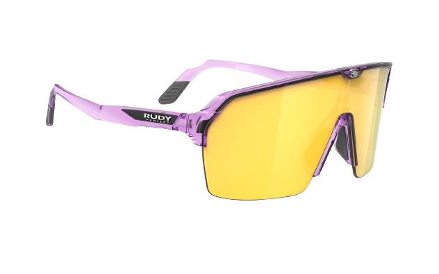 Sunglasses Rudy Project SPINSHIELD AIR Crystal Lilac Gloss/Multilaser Yellow