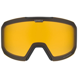 Goggles Uvex Evidnt ATTRACT V Black Matt/Mirror Silver + spare lens - 2025/26