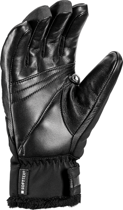 Gloves LEKI Snowfox 3D Women Black - 2024/25