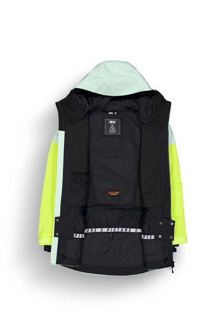 Snowboardjacke Picture Haakon Silt Green-Orchid Acid - 2024/25