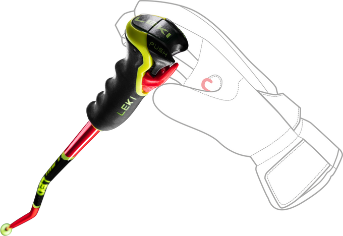 Poles LEKI WCR GS Carbon 3D Red - 2025/26