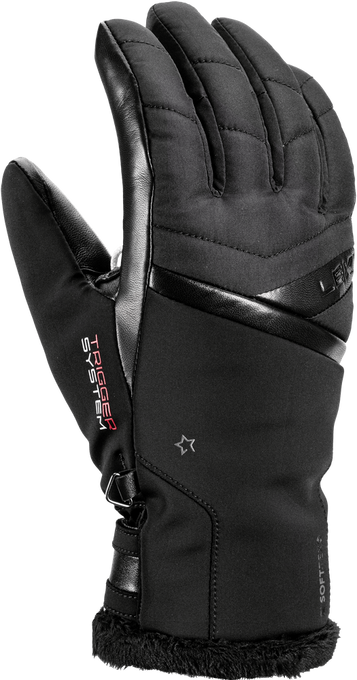 Gloves LEKI Snowfox 3D Women Black - 2024/25