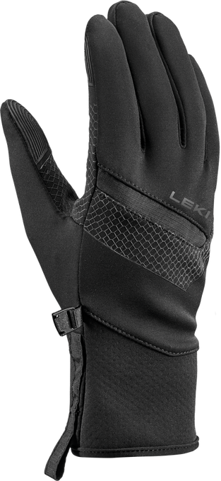 Gloves LEKI Cross Black - 2023/24