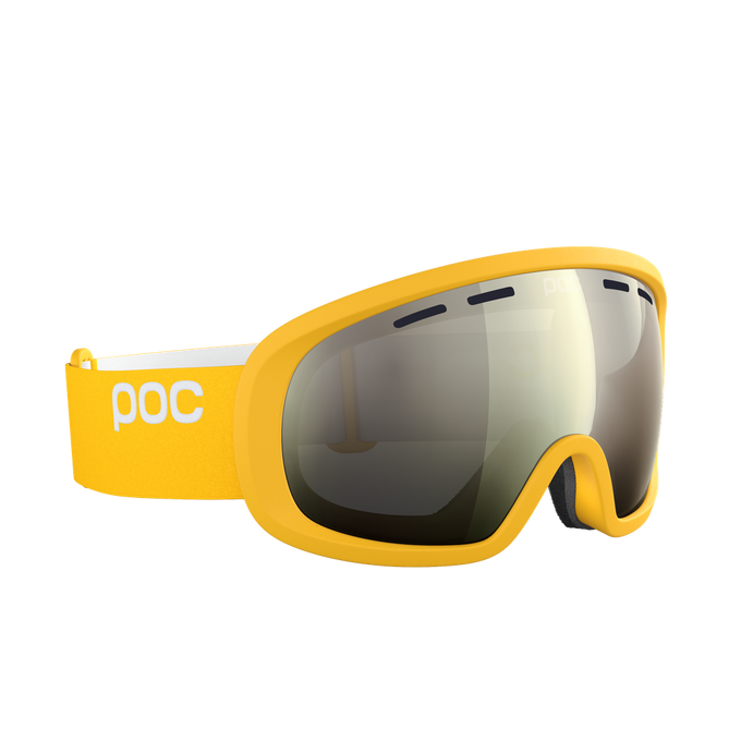 Skibrille POC Fovea Mid Sulphite Yellow/Partly Sunny Ivory - 2023/24