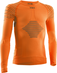 Thermounterwäsche X-bionic Invent 4.0 Shirt LG SL JR Sunset Orange/Anthracite - 2024/25