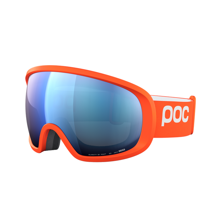 Ski goggles POC Fovea Zink Orange/Partly Sunny Blue - 2024/25