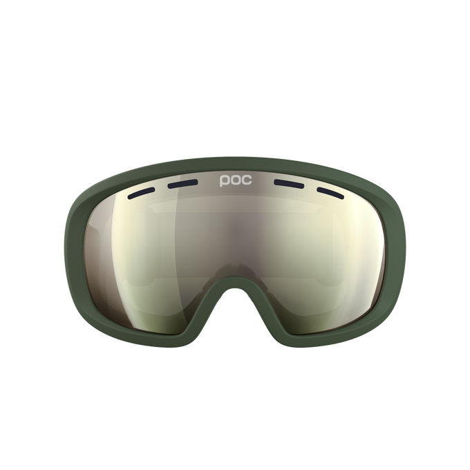 Ski goggles POC Fovea Mid Epidote Green/Partly Sunny Ivory - 2023/24