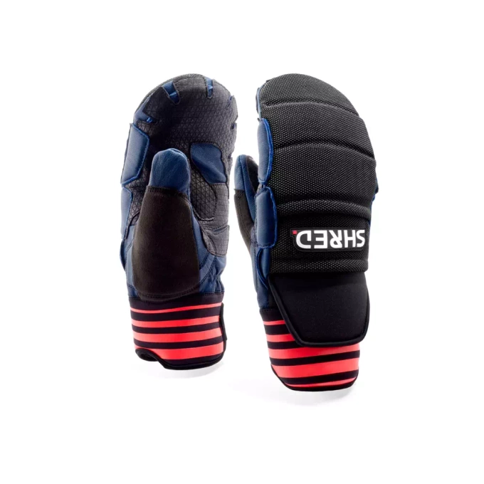 Handschuhe SHRED SKI RACE PROTECTIVE MITTENS NAVY/RUST - 2022/23