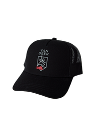 Kappe Van Deer Trucker Cap Black - 2024/25