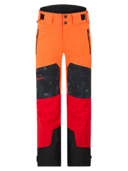 Ski pants Ziener Tewes Full-Zip Junior Teamwear Red Orange Pop - 2024/25