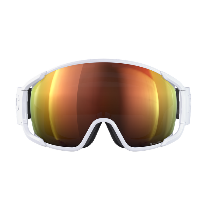 Goggles POC Zonula Hydrogen White/Partly Sunny Orange - 2024/25