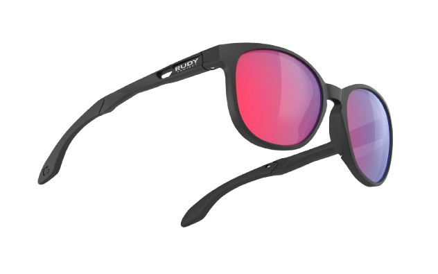 Sunglasses Rudy Project LIGHTFLOW B Black Matte/Polar 3FX HDR Multilaser Red