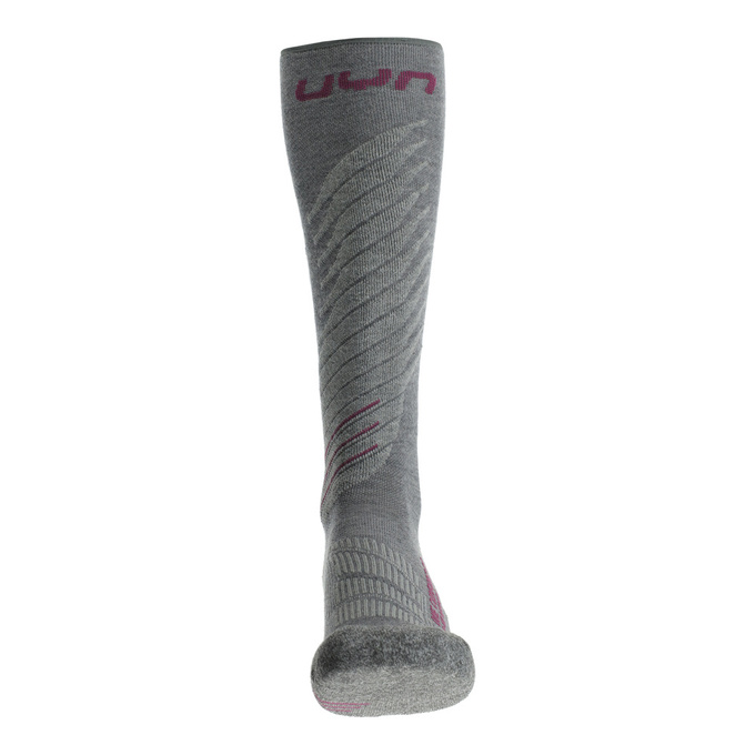 Skisocken UYN Woman Ski One Comfort Fit Grey/Purple - 2025/26