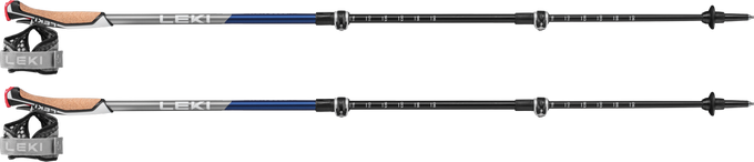 Poles Nordic Walking LEKI Traveller Carbon