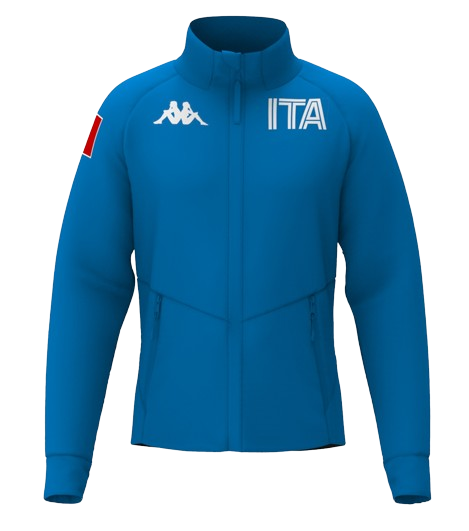 Hoodie Kappa 6CENTO 687 ITA Blue Brilliant /Blu - 2024/25