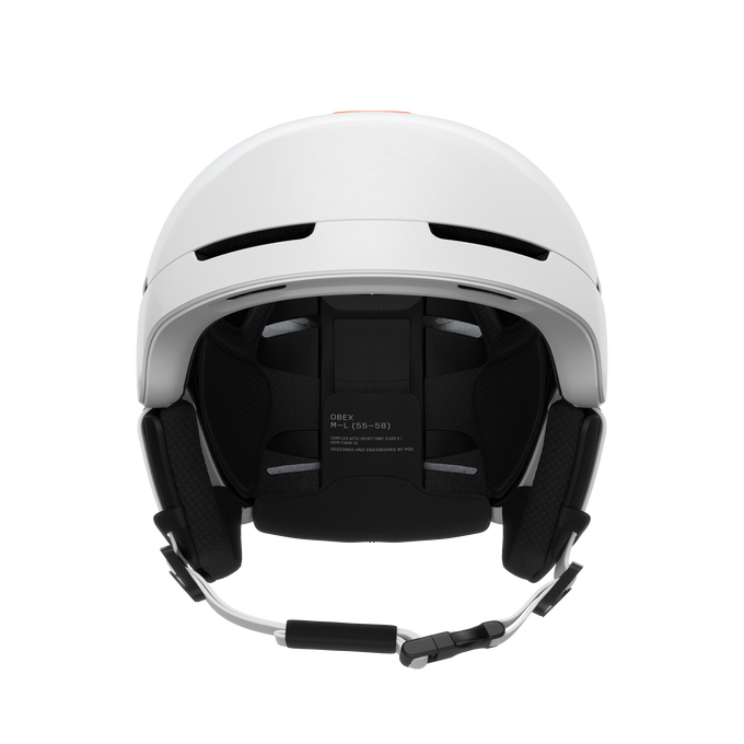 Helmet POC Obex Connect Hydrogen White/Fluorescent Orange AVIP - 2025/26