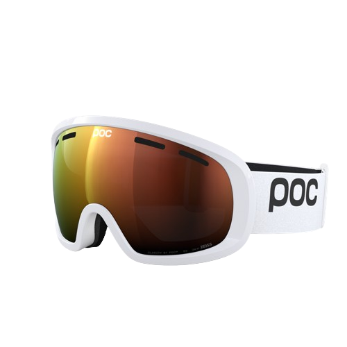 Ski goggles POC Fovea Mid Hydrogen White/Partly Sunny Orange - 2024/25