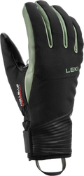 Gloves LEKI Sparrow 3D Women Black/Dust/Green - 2024/25