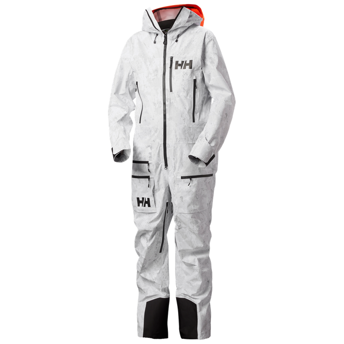 Ski suit Helly Hansen Chugach Infin Printed Suit Grey Fog Snow Camo Aop - 2024/25