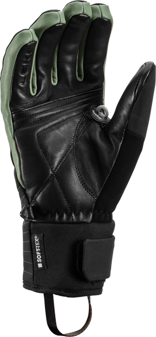 Gloves LEKI Sparrow 3D Women Black/Dust/Green - 2025/26