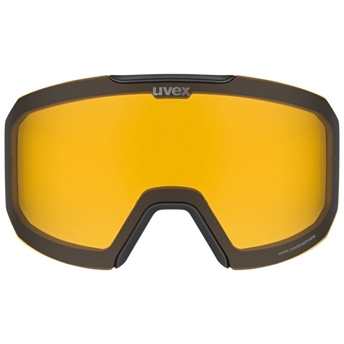 Goggles Uvex Evidnt ATTRACT V Black Matt/Mirror Rainbow + spare lens - 2025/26