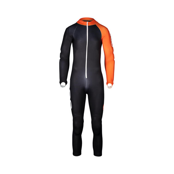 Race Suit POC Skin Gs Jr Uranium Black/Zink Orange  - 2022/23