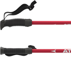 Ski poles Atomic AMT JR Telescopic Red/Silver - 2024/25