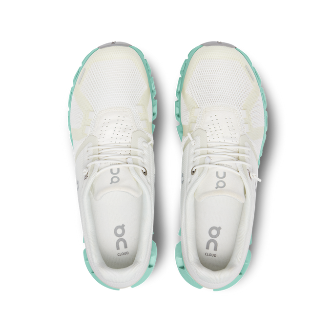 Women's shoes On Running Cloud 5 Undyed-white/Creek