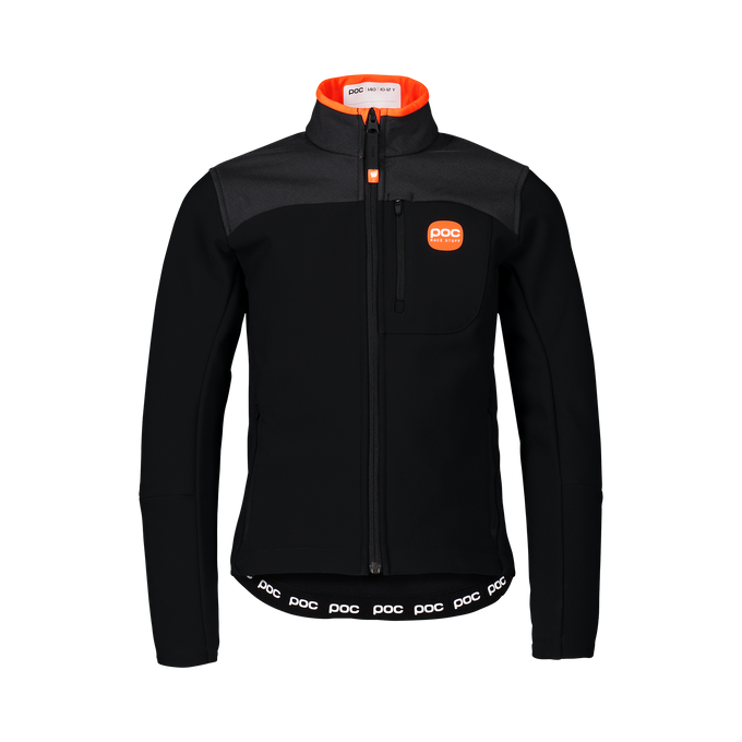 Softshell POC Race Jacket Jr Uranium Black - 2025/26