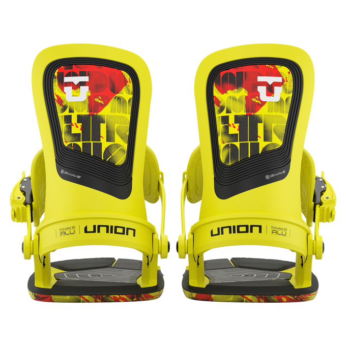 Snowboard Bindings Union Ultra Hype Yellow - 2025/26