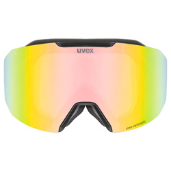 Goggles Uvex Evidnt ATTRACT V Black Matt/Mirror Rainbow + spare lens - 2025/26