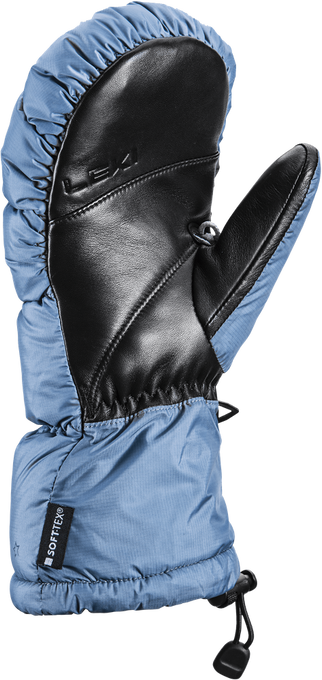 Gloves LEKI Glace 3D Women Mitt Blue - 2024/25