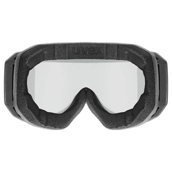 Goggles Uvex Evidnt ATTRACT V Black Matt/Mirror Silver + spare lens - 2025/26