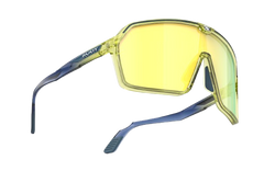 Sunglasses Rudy Project SPINSHIELD Crystal Blue Avio/Apple Green Fade Gloss/Multilaser Yellow