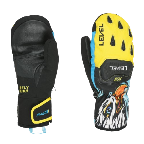 Handschuhe Level Race Replica Mitt Yellow-Blue - 2024/25