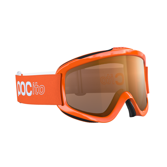 Brille POC POCito Iris Fluorescent Orange/Partly Sunny Light Orange - 2024/25