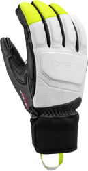 Gloves LEKI Griffin Prime 3D White/Neon - 2025/26