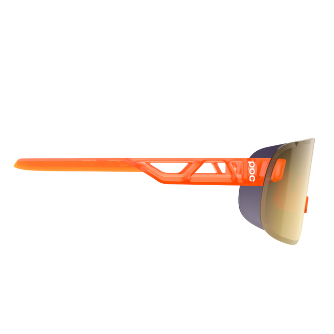 Sunglasses POC Elicit Fluorescent Orange Translucent - 2024/25