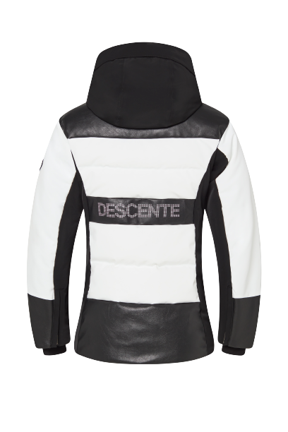 Ski Jacket Descente Sharon White/Black - 2023/24