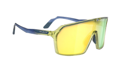 Sunglasses Rudy Project SPINSHIELD Crystal Blue Avio/Apple Green Fade Gloss/Multilaser Yellow