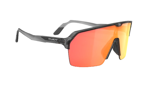 Sunglasses Rudy Project SPINSHIELD AIR CRYSTAL ASH - Multilaser Orange