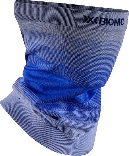 Halswärmer X-bionic Invent FX Neckwarmer Blossom Blue/Light Grey/White - 2024/25