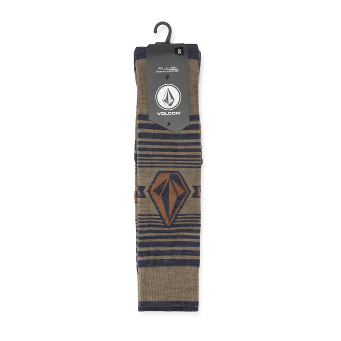 Skisocken Volcom Horizon Wool Blend OTC Sock Chestnut Brown - 2024/25