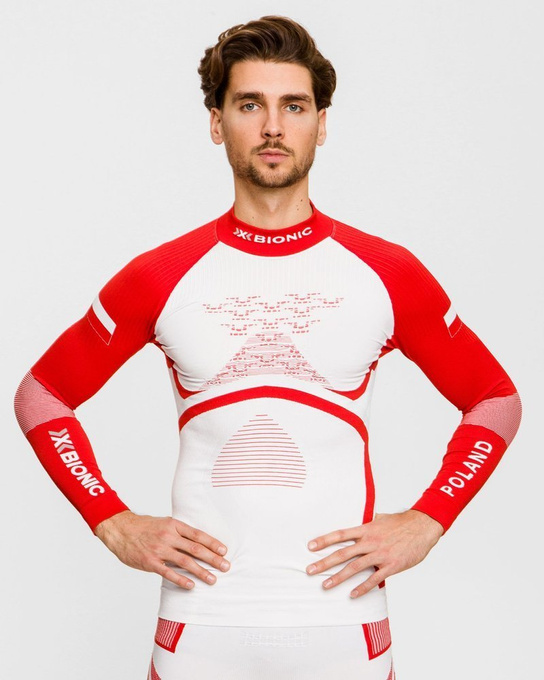 Thermounterwäsche X-Bionic Energy Accumulator Patriot Shirt Turtle Neck LG SL Poland - 2023/24