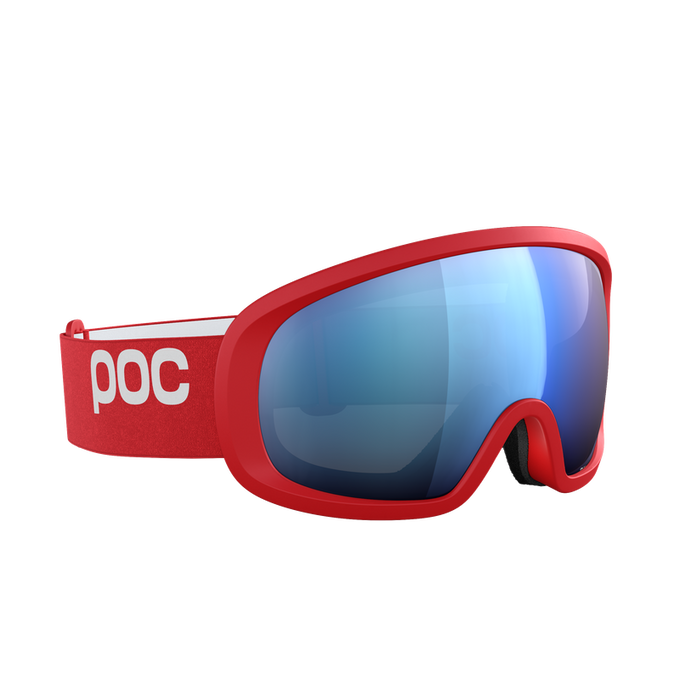 Ski goggles POC Fovea Mid Prismane Red/Partly Sunny Blue - 2024/25